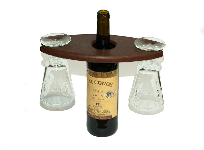 Wine caddy z borovice