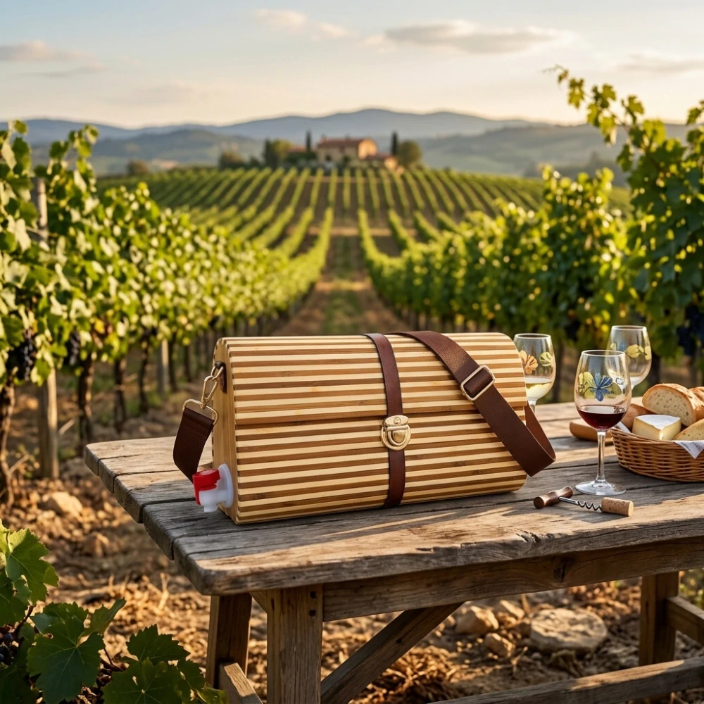 Kabelka na víno - wine bag